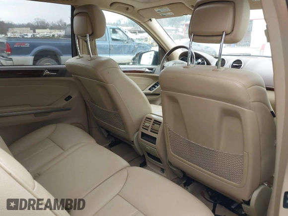 2011 Mercedes-Benz GL-Class GL 450 with VIN 4JGBF7BE9BA649538, listed as a IAAI auction lot 41789876 with 164,423 mi miles. Bid and sale history available at carsss.com. Image 8.