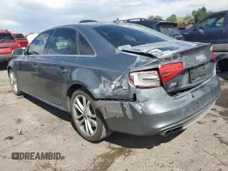 2014 Audi S4 Premium Plus with VIN WAUBGAFL5EA027253, listed as a Copart auction lot 67777144 with 44,294 mi miles and Salvage Title. Bid and sale history available at carsss.com. Image 2.