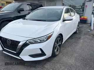 2020 Nissan Sentra SV with VIN 3N1AB8CV5LY295419, listed as a Copart auction lot 55529965 with 46,895 mi miles and Clean Title. Bid and sale history available at carsss.com. Image 1.