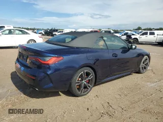 2023 BMW 4 Series M440i with VIN WBA53AT06PCL25904, listed as a Copart auction lot 78421284 with Not Provided miles and Non Repairable. Bid and sale history available at DreamBid. Image 3.