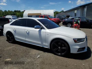 2015 Audi S4 Premium Plus with VIN WAUBGAFL1FA133149, listed as a Copart auction lot 62794864 with 125,194 mi miles and Salvage Title. Bid and sale history available at carsss.com. Image 4.