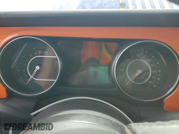2020 Jeep Wrangler Unlimited Sport S with VIN 1C4HJXDG5LW174535, listed as a Copart auction lot 60888885 with 64,824 mi miles and Salvage title. Bid and sale history available at DreamBid. Image 9.