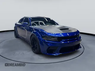 2022 Dodge Charger SRT Hellcat Redeye Widebody Jailbreak with VIN 2C3CDXL97NH103136, listed as a Copart auction lot 47391585 with 12,451 mi miles and Salvage Title. Bid and sale history available at carsss.com. Image 1.
