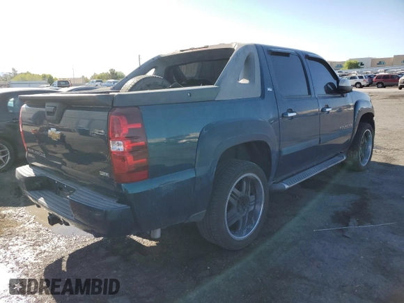 2007 Chevrolet Avalanche 3LT with VIN 3GNFK12307G258937, listed as a Copart auction lot 69171164 with Not Provided miles and Salvage Title. Bid and sale history available at DreamBid. Image 3.
