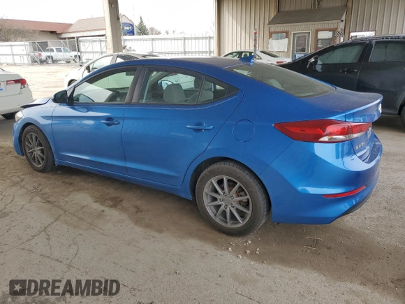 2018 Hyundai Elantra SEL with VIN 5NPD84LFXJH308525, listed as a Copart auction lot 52848645 with 96,191 mi miles and Salvage Title. Bid and sale history available at DreamBid. Image 2.
