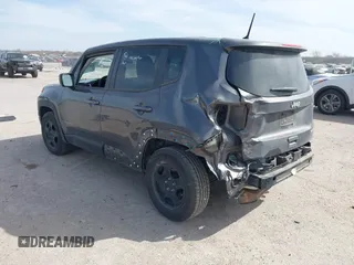 2018 Jeep Renegade Sport with VIN ZACCJAAB5JPG70171, listed as a IAAI auction lot 41818247 with 103,741 mi miles and . Bid and sale history available at DreamBid. Image 3.