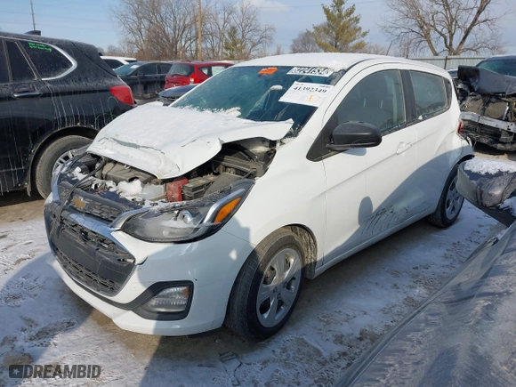 2021 Chevrolet Spark LS with VIN KL8CB6SA0MC711288, listed as a IAAI auction lot 41392349 with 111,534 mi miles. Bid and sale history available at carsss.com. Image 21.