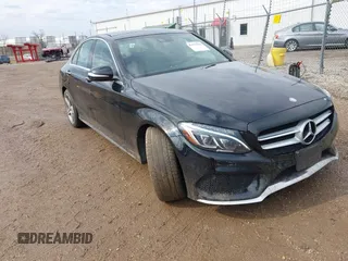 2015 Mercedes-Benz C-Class C 400 with VIN 55SWF6GB5FU029229, listed as a IAAI auction lot 41914780 with 106,038 mi miles. Bid and sale history available at carsss.com. Image 1.