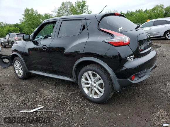 2015 Nissan Juke S with VIN JN8AF5MR7FT507286, listed as a Copart auction lot 56920545 with 98,659 mi miles and Salvage title. Bid and sale history available at DreamBid. Image 2.