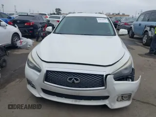 2015 Infiniti Q50 Premium with VIN JN1BV7AP6FM342619, listed as a IAAI auction lot 41871222 with 162,873 mi miles. Bid and sale history available at carsss.com. Image 12.
