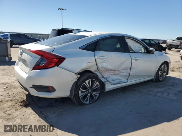 2017 Honda Civic Sedan EX-L with VIN 2HGFC1F74HH633444, listed as a Copart auction lot 48057565 with 100,007 mi miles and Salvage Title. Bid and sale history available at carsss.com. Image 3.