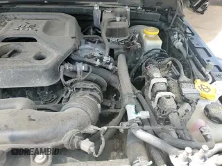 2021 Jeep Wrangler Unlimited Sahara с VIN 1C4HJXENXMW625845, выставлен на аукционе Copart как лот 64011475 с пробегом 97 505 миль миль и Списание • Salvage title. История ставок и продаж доступна на DreamBid. Изображение 16.