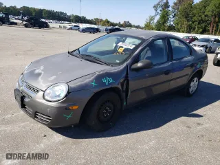 2003 Dodge Neon SE with VIN 1B3ES26C73D214222, listed as a Copart auction lot 75835374 with 181,483 mi miles and Salvage Title. Bid and sale history available at carsss.com. Image 1.