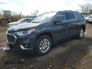 2019 Chevrolet Traverse LT Cloth with VIN 1GNEVGKWXKJ165009, listed as a Copart auction lot 53254585 with 133,039 mi miles and Salvage title. Bid and sale history available at DreamBid. Image 1.