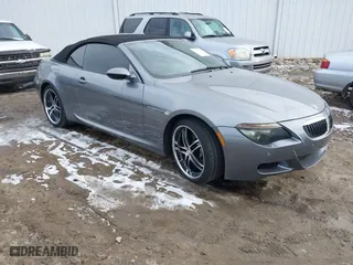 2008 BMW 6 Series M6 with VIN WBSEK93528CY79841, listed as a IAAI auction lot 41387298 with 108,103 mi miles. Bid and sale history available at carsss.com. Image 1.