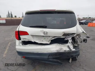 2016 Honda Pilot EX-L with VIN 5FNYF5H54GB037742, listed as a IAAI auction lot 41988112 with 68,459 mi miles and . Bid and sale history available at DreamBid. Image 16.