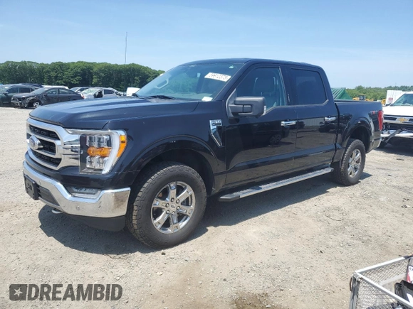 2021 Ford F-150 XL with VIN 1FTFW1E54MKD43407, listed as a Copart auction lot 59912375 with 80,087 mi miles and Salvage title. Bid and sale history available at DreamBid. Image 1.