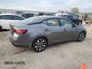 2021 Nissan Sentra SV with VIN 3N1AB8CV8MY330570, listed as a Copart auction lot 54717645 with 18,223 mi miles and Salvage Title. Bid and sale history available at carsss.com. Image 3.
