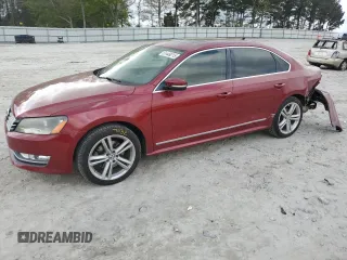 2015 Volkswagen Passat SE with VIN 1VWBS7A32FC065490, listed as a Copart auction lot 51449215 with 135,468 mi miles and Salvage title. Bid and sale history available at DreamBid. Image 1.