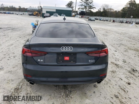 2018 Audi A5 Sportback Premium Plus with VIN WAUENCF59JA028433, listed as a Copart auction lot 48007004 with 75,045 mi miles. Bid and sale history available at carsss.com. Image 6.