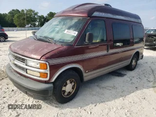 1997 Chevrolet Express Cargo z VIN 1GBFG15R9V1062568, wystawiony jako Copart lot #84596674 z przebiegiem 165 619 mil mil oraz Nie do naprawy • Non repairable. Historia ofert i sprzedaży dostępna na DreamBid. Obrazek 1.