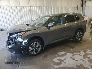 2022 Nissan Rogue SV with VIN 5N1BT3BB9NC681552, listed as a Copart auction lot 50007345 with 21,661 mi miles and Salvage Title. Bid and sale history available at carsss.com. Image 1.