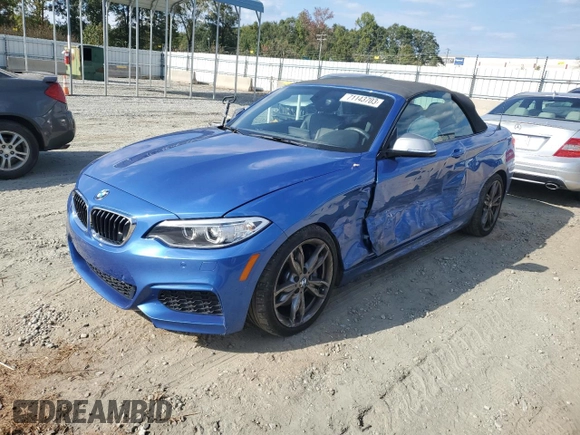 2015 BMW 2 Series M235i with VIN WBA1M1C53FV393104, listed as a Copart auction lot 71143703 with 12,025 mi miles. Bid and sale history available at carsss.com. Image 1.