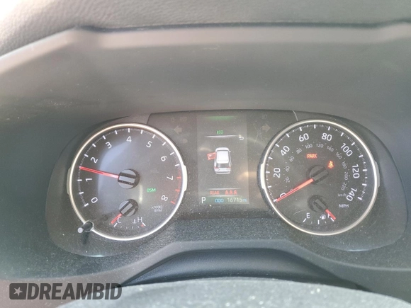 2020 Toyota RAV4 XLE with VIN JTMP1RFV9LD051383, listed as a Copart auction lot 48625755 with 16,715 mi miles and Salvage Title. Bid and sale history available at carsss.com. Image 9.