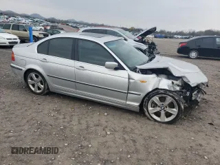 2005 BMW 3 Series 330i with VIN WBAEV53415KM42569, listed as a Copart auction lot 82333804 with 195,594 mi miles and Salvage Title. Bid and sale history available at carsss.com. Image 4.