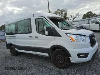 2021 Ford Transit Passenger XL with VIN 1FBAX2C87MKA03621, listed as a Copart auction lot 80461454 with 87,785 mi miles and Salvage Title. Bid and sale history available at DreamBid. Image 4.