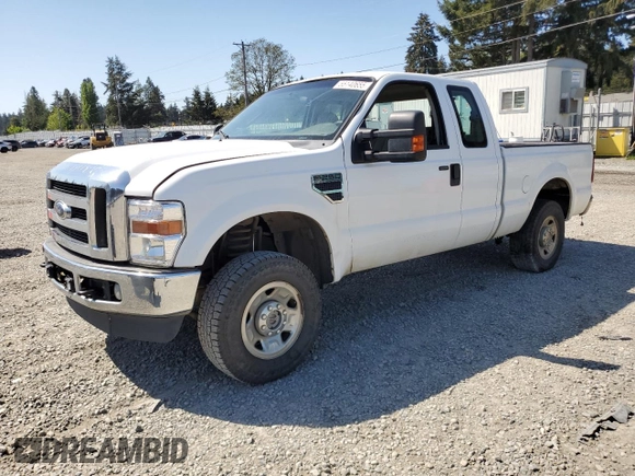 2008 Ford F-250 XL with VIN 1FTSX21538EC93823, listed as a Copart auction lot 55140655 with 341,550 mi miles and Salvage title. Bid and sale history available at DreamBid. Image 1.