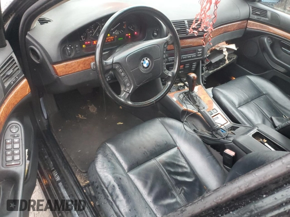 1999 BMW 5 Series 528iA with VIN WBADM6337XBY33191, listed as a Copart auction lot 82470594 with 145,691 mi miles and Non Repairable. Bid and sale history available at carsss.com. Image 8.