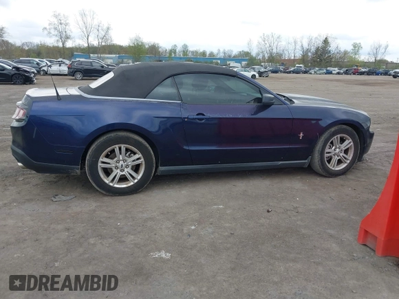 2012 Ford Mustang V6 with VIN 1ZVBP8EM7C5276470, listed as a IAAI auction lot 42112212 with 142,899 mi miles and . Bid and sale history available at carsss.com. Image 13.