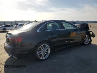 2023 Audi A4 S line Premium Plus with VIN WAUEAAF47PN006939, listed as a Copart auction lot 53004125 with Not Provided miles and Non Repairable. Bid and sale history available at DreamBid. Image 3.