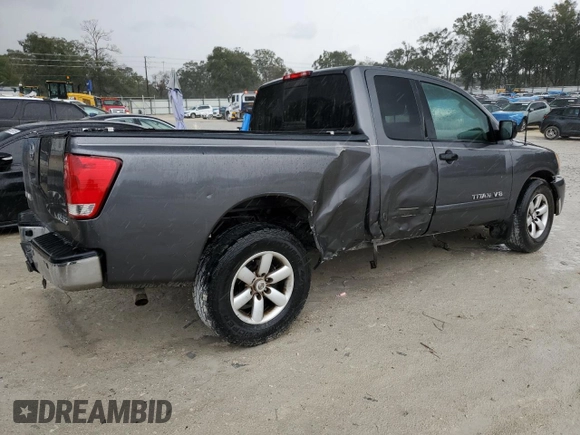 2008 Nissan Titan SE with VIN 1N6BA06A38N305381, listed as a Copart auction lot 41509535 with 273,063 mi miles and Salvage Title. Bid and sale history available at carsss.com. Image 3.