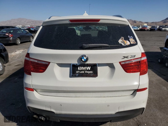 2015 BMW X3 xDrive28i with VIN 5UXWX9C53F0D50282, listed as a Copart auction lot 54792515 with 170,876 mi miles and Clean Title. Bid and sale history available at DreamBid. Image 6.