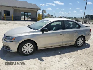 2015 Volkswagen Jetta S with VIN 3VW2K7AJ8FM262144, listed as a Copart auction lot 61647095 with 118,159 mi miles and Salvage title. Bid and sale history available at DreamBid. Image 1.