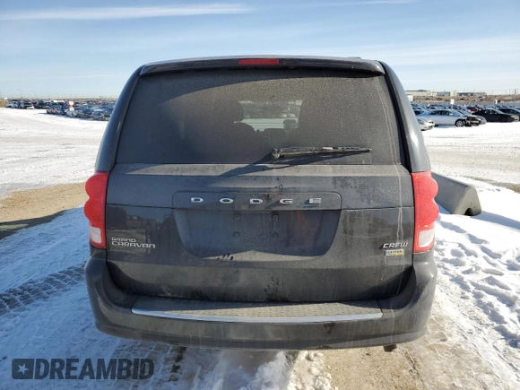 2017 Dodge Grand Caravan Crew Plus with VIN 2C4RDGDG6HR775156, listed as a Copart auction lot 48511115 with 349,435 mi miles and Salvage Title. Bid and sale history available at DreamBid. Image 6.