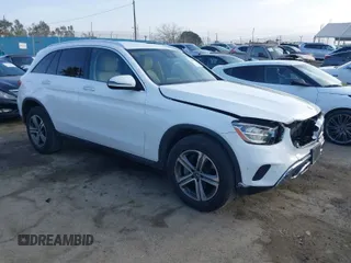 2022 Mercedes-Benz GLC with VIN W1N0G8DB4NV391307, listed as a IAAI auction lot 41604089 with 19,604 mi miles. Bid and sale history available at carsss.com. Image 1.