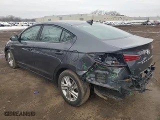2020 Hyundai Elantra SEL with VIN 5NPD84LF1LH561459, listed as a Copart auction lot 44597255 with 122,626 mi miles and Salvage Title. Bid and sale history available at carsss.com. Image 2.