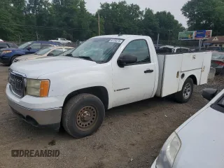 2008 GMC Sierra 1500 Work Truck z VIN 1GTEC14C08Z240177, wystawiony jako Copart lot #60780275 z przebiegiem 312 518 mil mil oraz Szkoda całkowita • Salvage title. Historia ofert i sprzedaży dostępna na DreamBid. Obrazek 1.