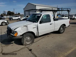 2005 Ford Ranger XL with VIN 1FTYR10UX5PA77782, listed as a Copart auction lot 46300915 with 195,008 mi miles and Salvage Title. Bid and sale history available at carsss.com. Image 1.