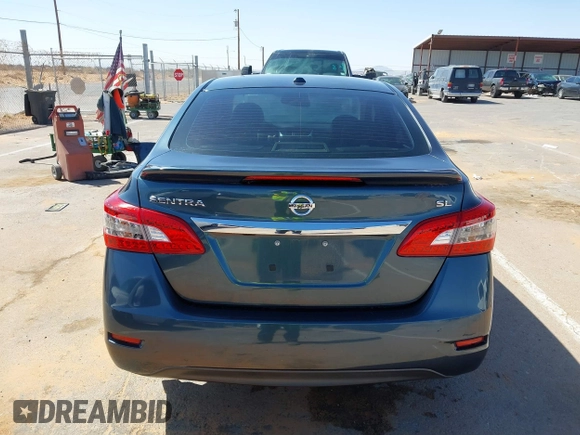 2015 Nissan Sentra S with VIN 3N1AB7AP8FY324463, listed as a IAAI auction lot 41738235 with 159,024 mi miles. Bid and sale history available at carsss.com. Image 17.