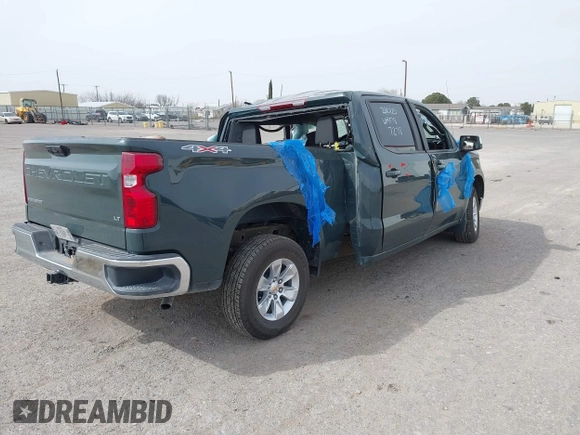 2025 Chevrolet Silverado 1500 with VIN 3GCUKDEDXSG177278, listed as a IAAI auction lot 41581374 with Not Provided miles and . Bid and sale history available at DreamBid. Image 4.