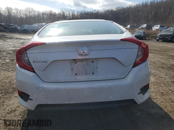 2016 Honda Civic EX with VIN 2HGFC2F72GH515252, listed as a Copart auction lot 50121685 with 139,720 mi miles and Salvage Title. Bid and sale history available at DreamBid. Image 6.
