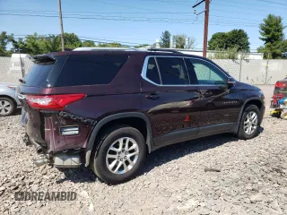 2018 Chevrolet Traverse LT Cloth with VIN 1GNERGKW2JJ160342, listed as a Copart auction lot 70833964 with 53,659 mi miles and Salvage Title. Bid and sale history available at carsss.com. Image 3.
