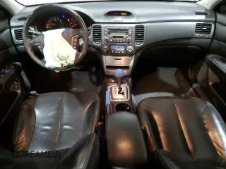 2007 Kia Optima EX with VIN KNAGE124275127221, listed as a Copart auction lot 46538705 with 229,606 mi miles and Salvage Title. Bid and sale history available at carsss.com. Image 8.