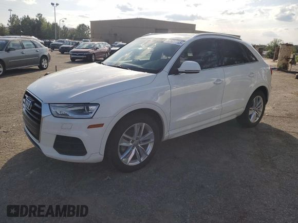 2017 Audi Q3 Premium Plus with VIN WA1HCCFS1HR013829, listed as a Copart auction lot 52827765 with 138,354 mi miles and Clean title. Bid and sale history available at DreamBid. Image 1.