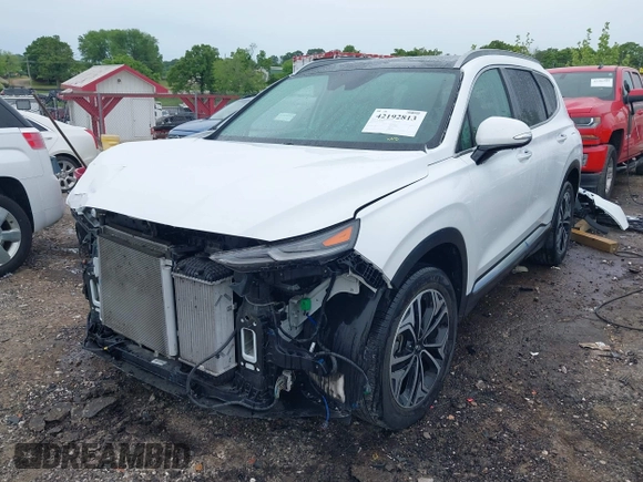 2019 Hyundai Santa Fe Limited z VIN 5NMS5CAA4KH040376, wystawiony jako IAAI lot #42192813 z przebiegiem 33 464 mil mil oraz . Historia ofert i sprzedaży dostępna na DreamBid. Obrazek 2.