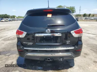 2015 Nissan Pathfinder SV with VIN 5N1AR2MM3FC606530, listed as a Copart auction lot 53937825 with 180,197 mi miles and Salvage Title. Bid and sale history available at carsss.com. Image 6.